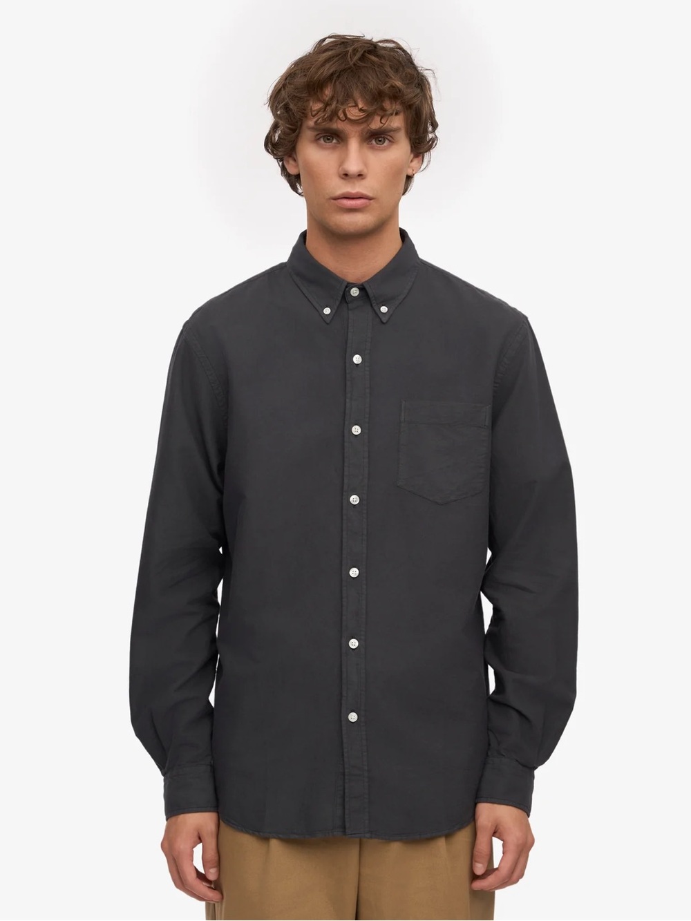 Colourful Standard Lava Grey Shirt- SMALL